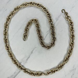 Lightweight Gold Tone Chain Belt XS/Small (XS/S) ✨